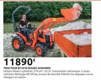 Rural Master Tracteur b1161d roues agraires offre