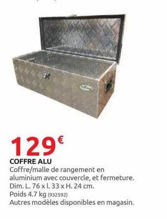 Coffre alu