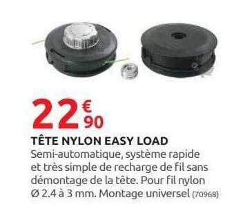 Rural Master Tête nylon easy load offre