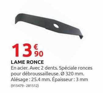 Rural Master Lame ronce offre