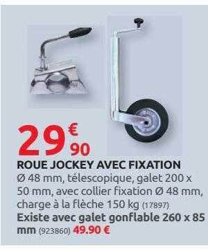 Rural Master Roue jockey avec fixation offre