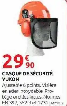 Rural Master Casque de sécurité yukon offre