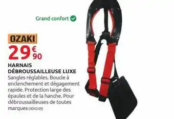 Rural Master Harnais débroussailleuse luxe ozaki offre