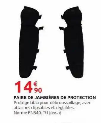 Rural Master Paire de jambières de protection offre