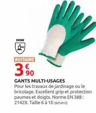 Rural Master Gants multi-usages offre