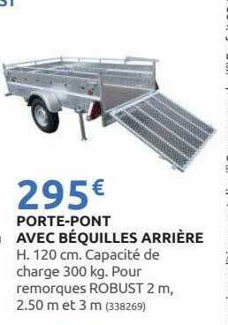 Rural Master Porte-pont avec béquilles arrière offre