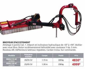 Rural Master Broyeur d'accotement offre