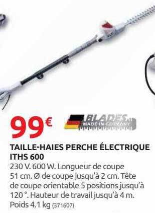 Rural Master Taille-haies perche électrique iths 600 offre