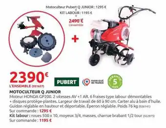 Motoculteur q junior pubert
