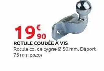 Rural Master Rotule coudée à vis offre