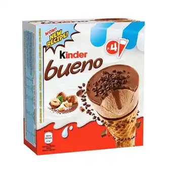 Cônes glacés kinder bueno kinder