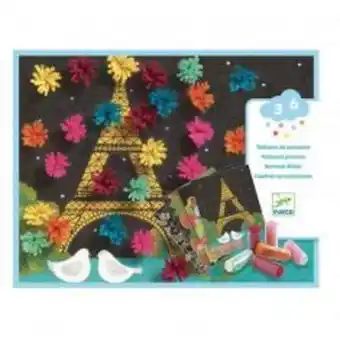 Avenue des jeux Tableaux de pompons : explosion de pompo... - djeco offre