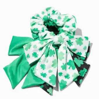Petits chouchous Ă nĆud trĂšfles vert saint-patrick - lot de 3