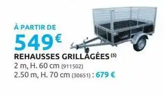 Rural Master Rehausses grillagees offre