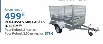 Rural Master Rehausses grillagees h.60 cm offre