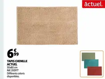 Auchan Tapis chenille actuel offre