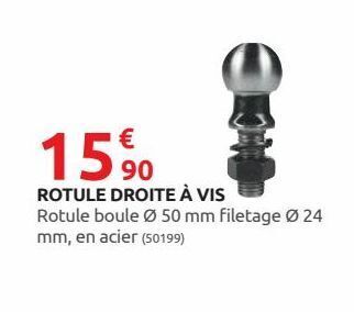 Rural Master Rotule droite a vis offre