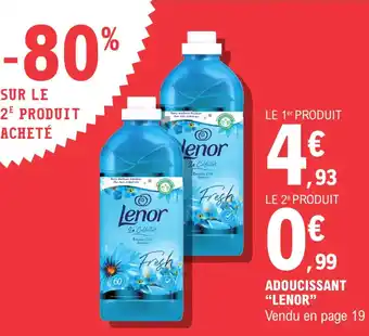 E.Leclerc Adoucissant "LENOR" offre