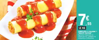 E.Leclerc Cannelloni à l'italienne "qualité traiteur" offre
