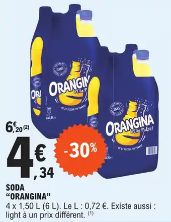 E.Leclerc Soda "ORANGINA" offre