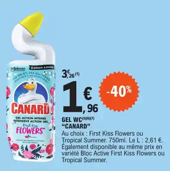 E.Leclerc Gel wc "CANARD" offre