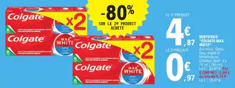 E.Leclerc Dentifrice "colgate max white" offre