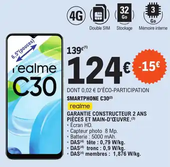 E.Leclerc Smartphone C30 offre