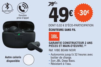 E.Leclerc Écouteurs sans fil offre