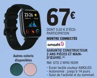 E.Leclerc Montre connectée offre
