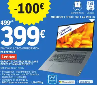 E.Leclerc Pc portable offre