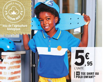 E.Leclerc Tee shirt ou polo enfant offre