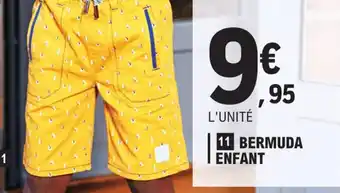 E.Leclerc Bermuda enfant offre