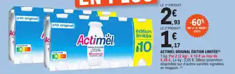 E.Leclerc Actimel original édition limitée offre