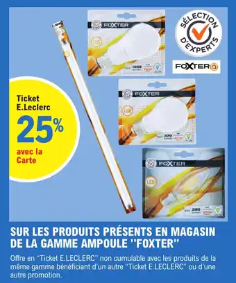 E.Leclerc Foxter offre