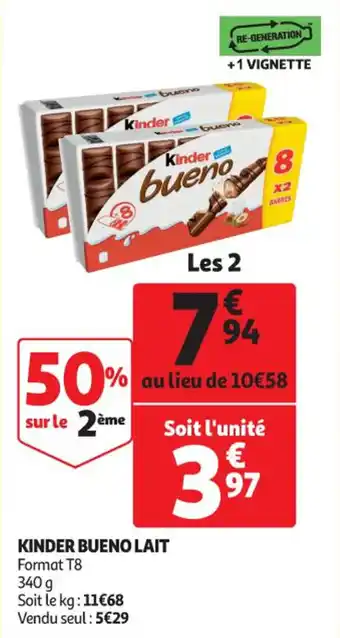 Kinder bueno lait