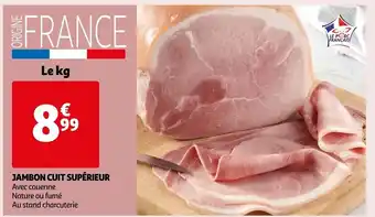 Jambon cuit superieur