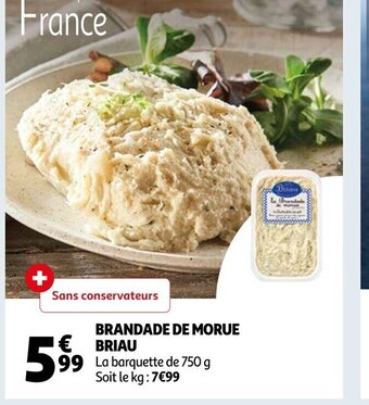 Auchan Brandade de morue briau offre