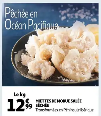 Auchan Miettes de morue salée séchée offre