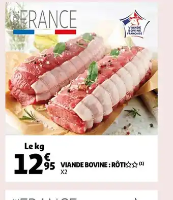 Auchan Viande bovine roti offre