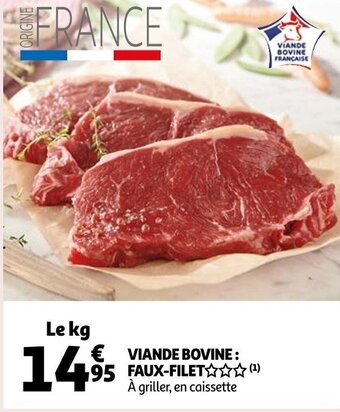 Auchan Viande bovine faux-filet offre