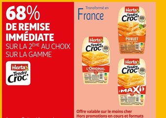 Auchan Herta tendre croc offre