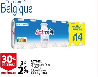 Auchan Actimel offre