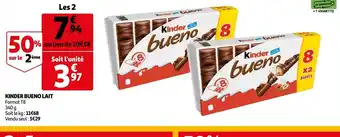 Auchan Kinder bueno lait offre