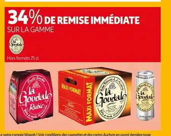 Auchan Sur La gamme la goudale offre