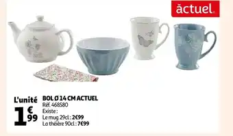 Auchan Bol 14cm actuel offre