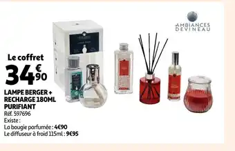Auchan Lampe berger recharge 180ml purifiant offre