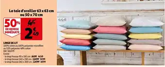 Auchan Linge de lit offre