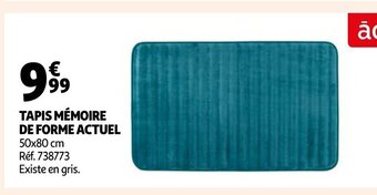 Auchan Tapis memoire de forme actuel offre