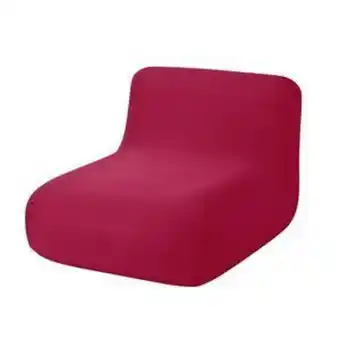 La Foir'Fouille Fauteuil gonflable - 93 x l 95 x h 68 cm - rouge - moorea offre