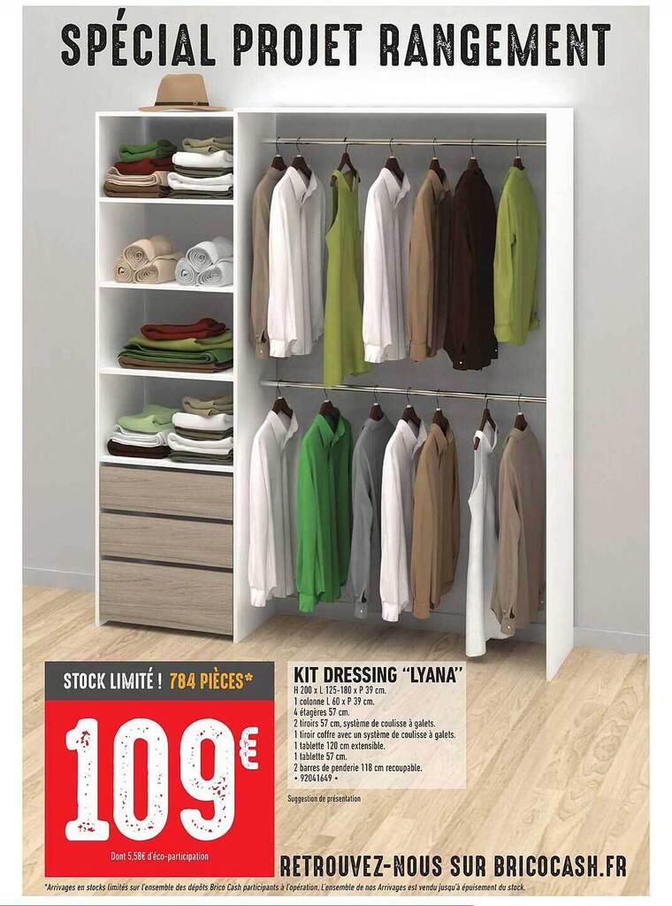 Promo Kit dressing chez Brico Cash